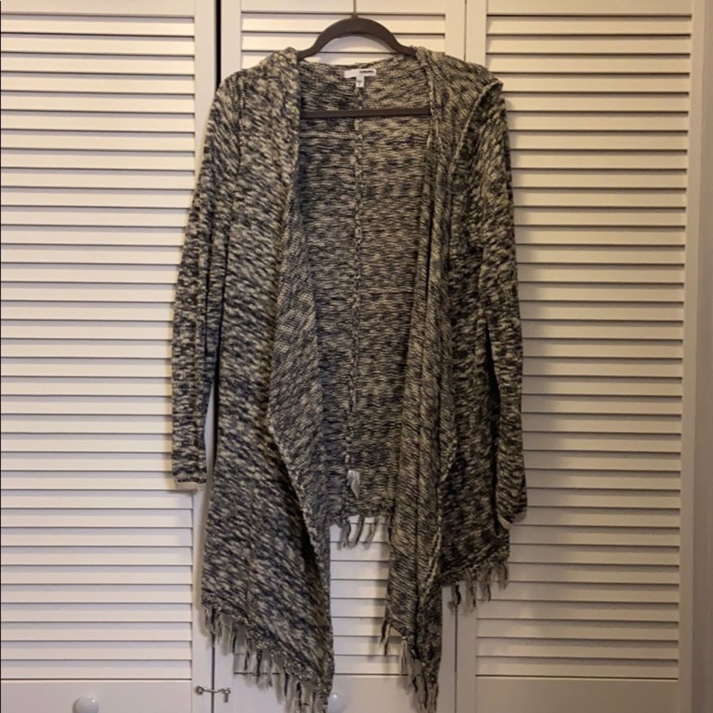 Sonoma Open Front Hooded Cardigan